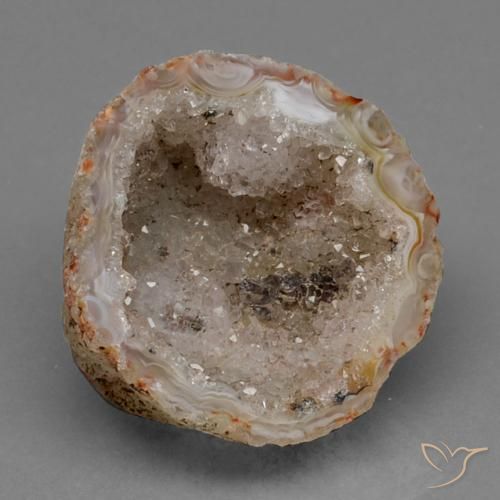 35.43ct Naturel Multicolore Géode d'agate, Fantaisie, Opaque