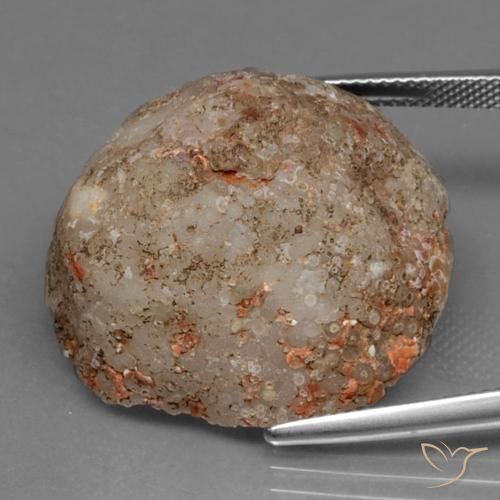 Géode d'agate Multicolore naturelle Fantaisie, 35.43 ct, Opaque
