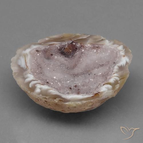53.84ct Naturel Multicolore Géode d'agate, Fantaisie, Opaque