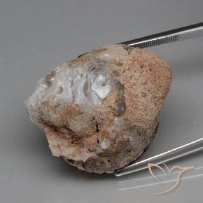 Géode d'agate Multicolore naturelle Fantaisie, 54.13 ct, Opaque