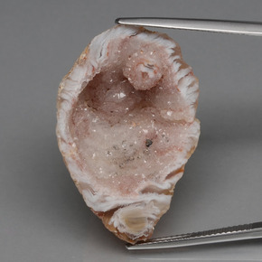 Géode d'agate Multicolore naturelle Forme fantaisie, 39.70 ct, Opaque