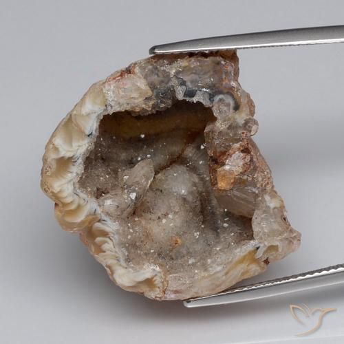 40.83ct Naturel Multicolore Géode d'agate, Fantaisie, Opaque