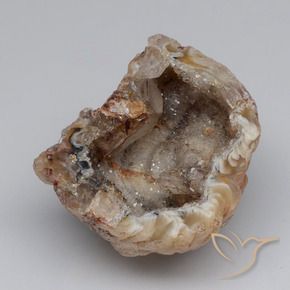 Géode d'agate Multicolore naturelle Fantaisie, 40.83 ct, Opaque