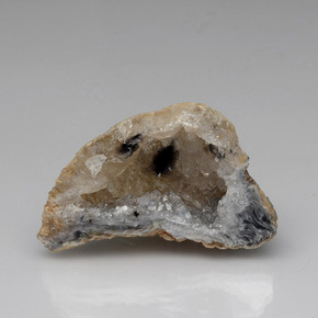 Géode d'agate multicolore naturelle forme fantaisie, 55,91 ct, opaque