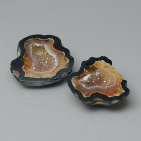 Achetez naturel ct multicolore géode d'agate gems, forme fantaisie, en provenance mexique chez gemselect. en stock, livraison internationale!