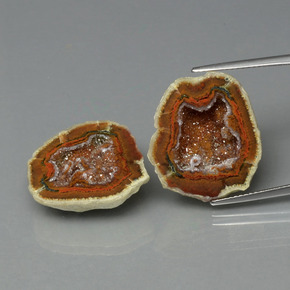 Achetez naturel ct multicolore géode d'agate gems, forme fantaisie, en provenance mexique chez gemselect. en stock, livraison internationale!