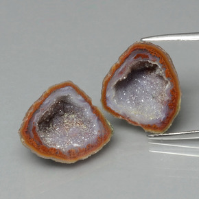 Achetez naturel ct Multicolore Géode d'agate gems, Forme fantaisie, En provenance Mexique chez GemSelect. En stock, livraison internationale!