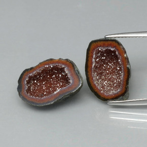 Achetez naturel ct Multicolore Géode d'agate gems, Forme fantaisie, En provenance Mexique chez GemSelect. En stock, livraison internationale!