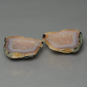 Achetez naturel 41,89ct multicolore géode d'agate gems, forme fantaisie, en provenance mexique chez gemselect. en stock, livraison internationale!