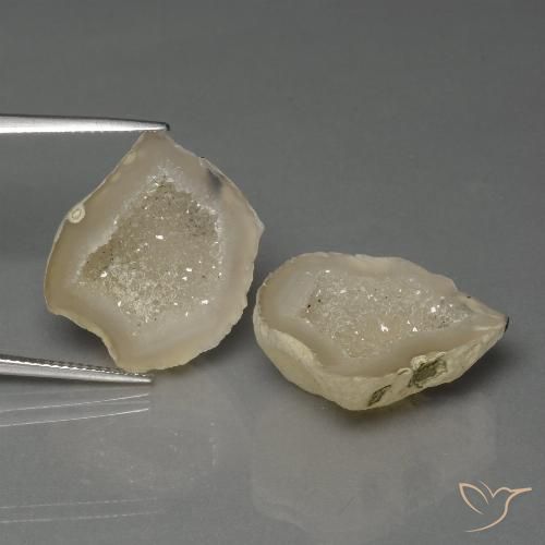 31.86ctw Naturel Multicolore Géode d'agate, Fantaisie, Opaque