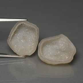 Achetez naturel 16,57ct multicolore géode d'agate gems, forme fantaisie, en provenance mexique chez gemselect. en stock, livraison internationale!