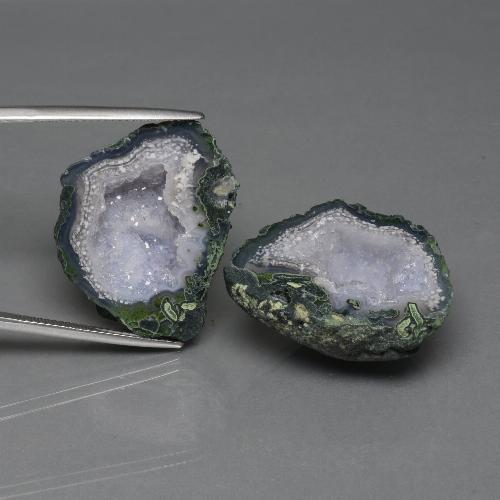 Achetez naturel 66,04ct multicolore géode d'agate gems, forme fantaisie, en provenance mexique chez gemselect. en stock, livraison internationale!