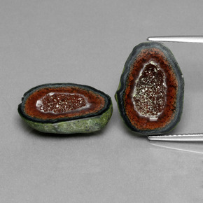 Achetez naturel ct multicolore géode d'agate gems, forme fantaisie, en provenance mexique chez gemselect. en stock, livraison internationale!