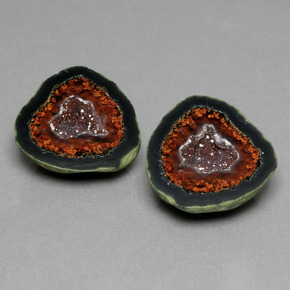 Achetez naturel ct multicolore géode d'agate gems, forme fantaisie, en provenance mexique chez gemselect. en stock, livraison internationale!