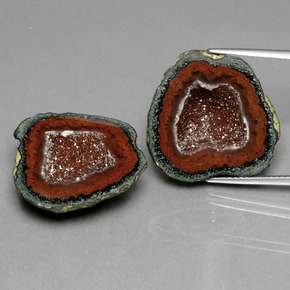 Achetez naturel ct Multicolore Géode d'agate gems, Forme fantaisie, En provenance Mexique chez GemSelect. En stock, livraison internationale!