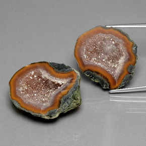 Achetez naturel 40.93ct Multicolore Géode d'agate gems, Forme fantaisie, En provenance Mexique chez GemSelect. En stock, livraison internationale!