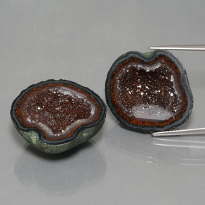 Achetez naturel 52.45ct Multicolore Géode d'agate gems, Forme fantaisie, En provenance Mexique chez GemSelect. En stock, livraison internationale!