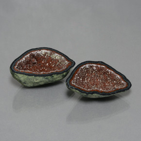 Achetez naturel 39,33ct multicolore géode d'agate gems, forme fantaisie, en provenance mexique chez gemselect. en stock, livraison internationale!