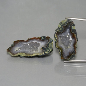 Achetez naturel ct Multicolore Géode d'agate gems, Forme fantaisie, En provenance Mexique chez GemSelect. En stock, livraison internationale!