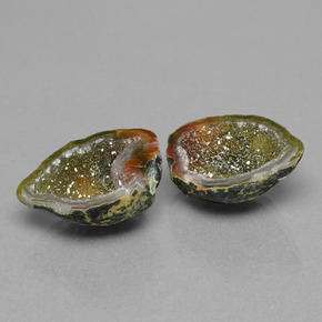 Achetez naturel ct multicolore géode d'agate gems, forme fantaisie, en provenance mexique chez gemselect. en stock, livraison internationale!