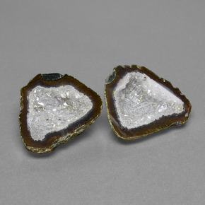 Achetez naturel 19,60ct multicolore géode d'agate gems, forme fantaisie, en provenance mexique chez gemselect. en stock, livraison internationale!