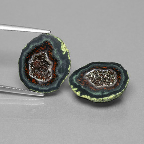 Achetez naturel ct Multicolore Géode d'agate gems, Forme fantaisie, En provenance Mexique chez GemSelect. En stock, livraison internationale!