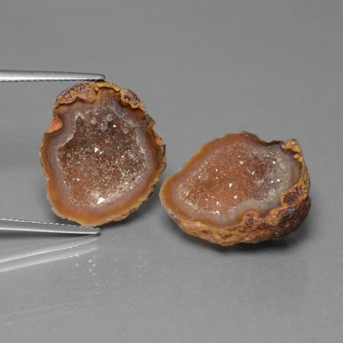 Achetez naturel 29,40ct multicolore géode d'agate gems, forme fantaisie, en provenance mexique chez gemselect. en stock, livraison internationale!