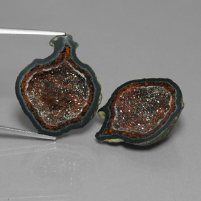 Achetez naturel ct Multicolore Géode d'agate gems, Forme fantaisie, En provenance Mexique chez GemSelect. En stock, livraison internationale!