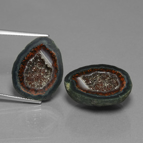 Achetez naturel ct multicolore géode d'agate gems, forme fantaisie, en provenance mexique chez gemselect. en stock, livraison internationale!