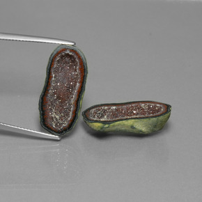 Achetez naturel ct Multicolore Géode d'agate gems, Forme fantaisie, En provenance Mexique chez GemSelect. En stock, livraison internationale!