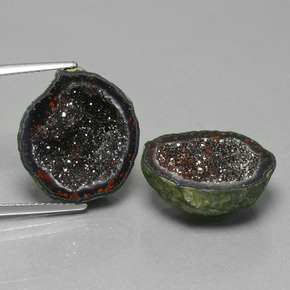 Achetez naturel ct Multicolore Géode d'agate gems, Forme fantaisie, En provenance Mexique chez GemSelect. En stock, livraison internationale!