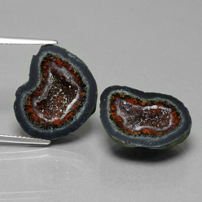 Achetez naturel 25,35ct multicolore géode d'agate gems, forme fantaisie, en provenance mexique chez gemselect. en stock, livraison internationale!