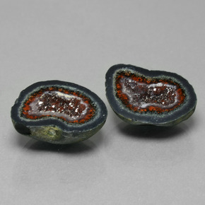 Achetez naturel 25,35ct multicolore géode d'agate gems, forme fantaisie, en provenance mexique chez gemselect. en stock, livraison internationale!