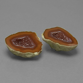 Achetez naturel 25,42ct multicolore géode d'agate gems, forme fantaisie, en provenance mexique chez gemselect. en stock, livraison internationale!