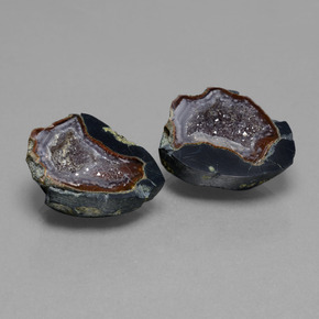 Achetez naturel 41,06ct multicolore géode d'agate gems, forme fantaisie, en provenance mexique chez gemselect. en stock, livraison internationale!