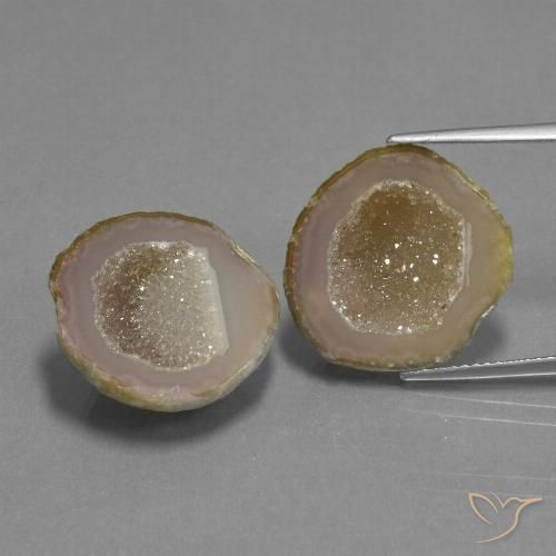 Achetez naturel 22.14ct Multicolore Géode d'agate gems, Forme fantaisie, En provenance Mexique chez GemSelect. En stock, livraison internationale!