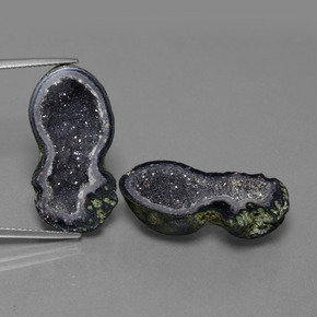 Achetez naturel 23.62ct Multicolore Géode d'agate gems, Forme fantaisie, En provenance Mexique chez GemSelect. En stock, livraison internationale!