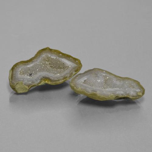 Achetez naturel 28,39ct multicolore géode d'agate gems, forme fantaisie, en provenance mexique chez gemselect. en stock, livraison internationale!