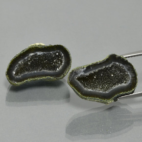 Achetez naturel 17,82ct multicolore géode d'agate gems, forme fantaisie, en provenance mexique chez gemselect. en stock, livraison internationale!