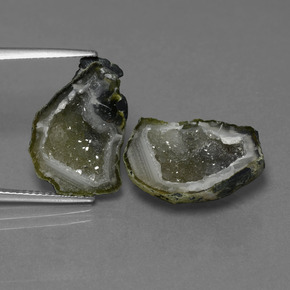 Achetez naturel 14,53ct multicolore géode d'agate gems, forme fantaisie, en provenance mexique chez gemselect. en stock, livraison internationale!