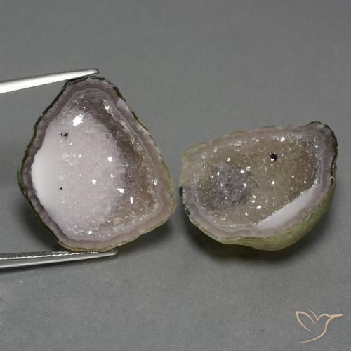 Achetez naturel 35,74ct multicolore géode d'agate gems, forme fantaisie, en provenance mexique chez gemselect. en stock, livraison internationale!