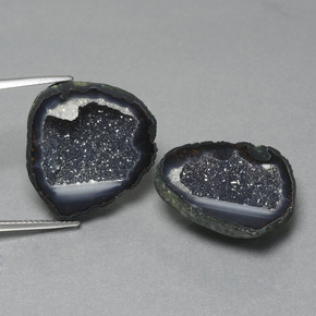 Achetez naturel 29,65ct multicolore géode d'agate gems, forme fantaisie, en provenance mexique chez gemselect. en stock, livraison internationale!
