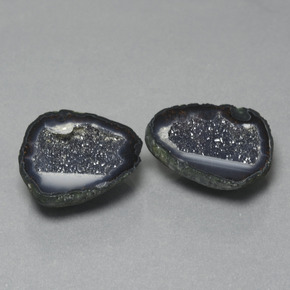 Achetez naturel 29,65ct multicolore géode d'agate gems, forme fantaisie, en provenance mexique chez gemselect. en stock, livraison internationale!