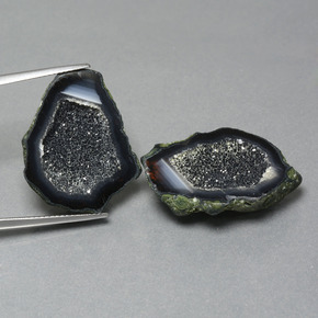 Achetez naturel 32.36ct Multicolore Géode d'agate gems, Forme fantaisie, En provenance Mexique chez GemSelect. En stock, livraison internationale!