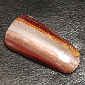 Agate multicolore naturelle transparent, 11,21 ct, transparent / translucide