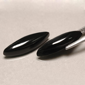 Achetez naturel ct noir agate gems, marquise, en provenance inde chez gemselect. en stock, livraison internationale!