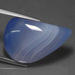 Agate Multicolore naturelle Transparent, 18.69 ct, Transparent / Translucide