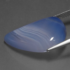 Agate Multicolore naturelle Transparent, 18.69 ct, Transparent / Translucide