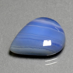 Agate multicolore naturelle transparent, 13,30 ct, transparent / translucide