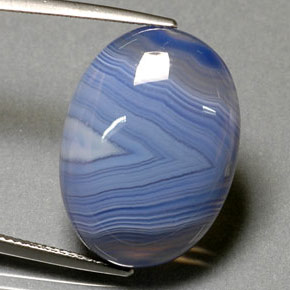 Agate Multicolore naturelle Transparent, 20.52 ct, Transparent / Translucide